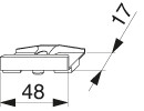 Schließteil mit Positionszapfen 12 x 3 mm 12L  Euronut 7/8/4