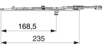Stulpverlängerung für Bodenschwellen  14 mm Falzluft