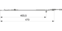 Mittelverschlüsse für Bodenschwellen  14 mm Falzluft