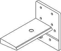GU Schwellenhalter SWH für HTS-Schwelle Holz Uni 62 schwarz
