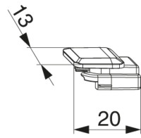 Flügelauflauf 2-flg.