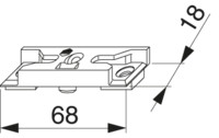 Schließteil i.S. mit Positionszapfen 12 x 3 mm 12L  Euronut 7/8/4