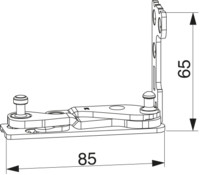 Ecklager MULTI POWER für Bodenschwellen