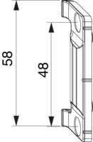 Anpressverschlüsse verdeckt ES mit Seiteneinstellung