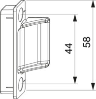 Anpressverschlüsse verdeckt für PVC