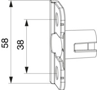 Anpressverschlüsse einbohrbar für Holz