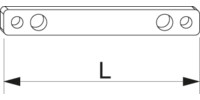 Unterlagen für Drehlager 3-flg.