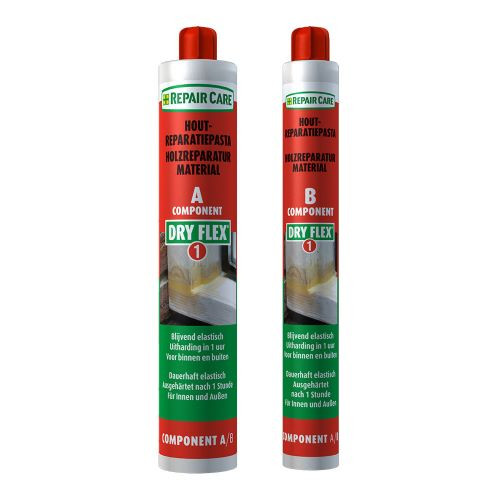 Repair Care DRY FLEX® 1 für die schnelle Holzergänzung oder Holzreparatur im Innen-und Außenbereich
