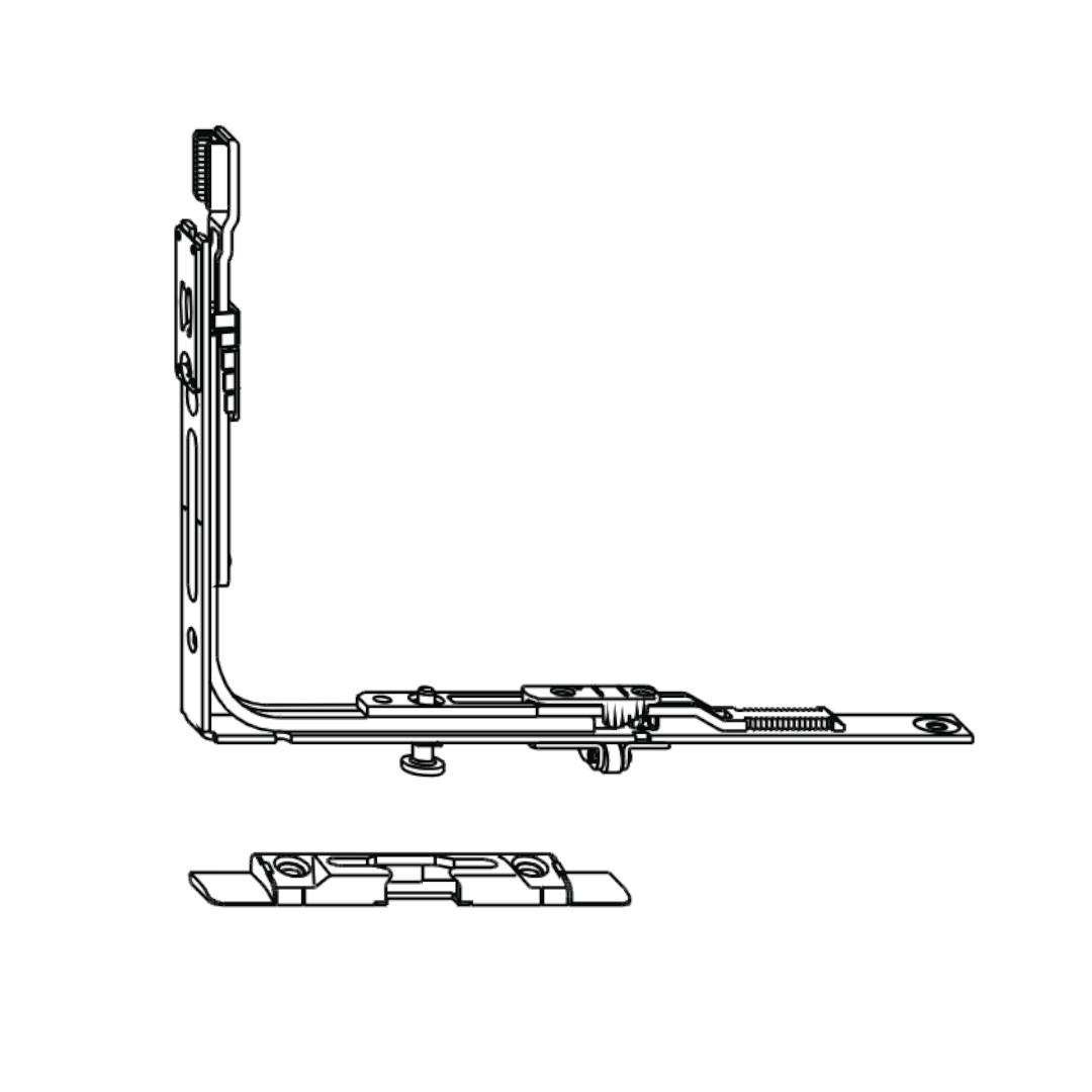 Kippriegellagers von einem Dreh-Kipp-Beschlag.