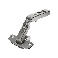 HETTICH 50°/65°-Scharniere für Eckschrankfalttüren (Intermat 9930) - ohne Schließautomatik - Topf im Sensys Design - Vernickelt