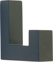 * TOPFORM Garderobenhaken PROTI - Zamak - schwarz