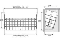 Hettich Schuhablage, zweireihig