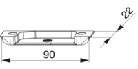 MACO Hebeteil MM für 4 mm Falzluft 13 Versatz link/rechts