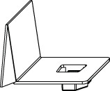 MACO Spaltabdeckung MM ovben links/rechts