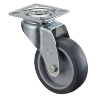 Apparate Lenkrolle Vollgummi mit Gleitlager 60 - 70 kg