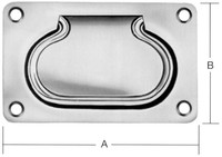 Kistengriffe verzinkt zum Einlassen