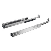 HETTICH Vollauszug Quadro V6 5D XS (10 kg) mit Silent System, Push to open Silent kompatibel, links und rechts
