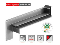 Alu Gleitendstück RAG² mit EPDM Klinker - links/rechts