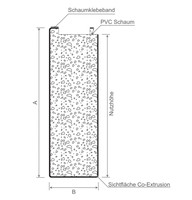 Menke Aluplast-Bodeneinstand 150 mm SK Lg. 6,50 m Weiß, 149x49 mm PVC Schaumfür 70er & 85erNutzhöhe: ca. 142,4 mm