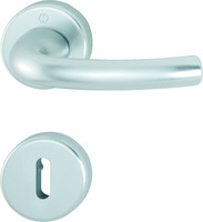 HOPPE Obj.-Rundrosetten-Drücker-Garnituren "Tokyo" - Alu F1 - KL3