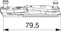 MACO Ecklager Multi Power PVC für 3-flg. links /rechts