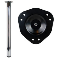 TOPFORM Tischbein - Ø60 x 1100 mm - mit Platte