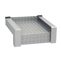 Alu Endstück für Balkonaustritt - Ausladung 400mm