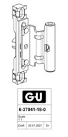 GU Uni-Jet "M6/12" Mittelbänder - Einzeln