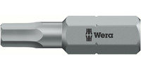 WERA Bit "840/1 Z" - 1/4 Zoll - 25mm - Sechskant
