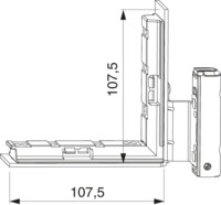 MACO MM Falzecklagerband DT130 mit ÜV Unterlage montiert links/rechts