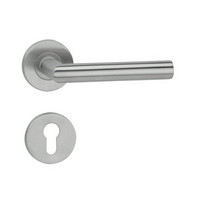 TOPFORM Obj.-Rundrosetten-Garnituren "JUPITER" - Edelstahl - Feuerschutz