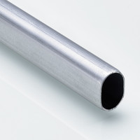 Hettich Ovales Schrankrohr verzinkt