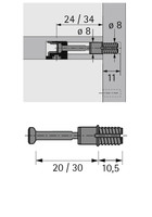 Hettich Schnellmontagedübel Rapid S DU