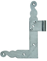 Dänische Fenster-Winkelbänder mit Figur - 205x135mm - feuerverzinkt - links/rechts