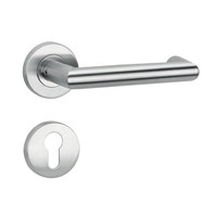 TOPFORM Obj.-Rundrosetten-Garnituren "MERKUR" - Edelstahl - Antipanik