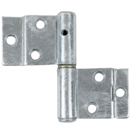 Auf dem Bild ist ein dänisches Fensterband ohne Zierkopf in feuerverzinkt zu sehen.