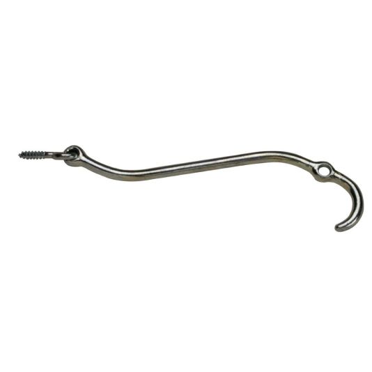 Auf dem Bild ist ein dänischer Sturmhaken in verchromt zu sehen.